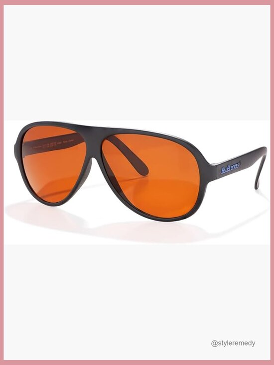 Polarized Aviator Sunglasses with Blue Light Blocking Technology main image 4
